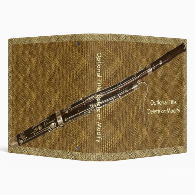 Until Very Bassoon 3 Ring Binder (Background)