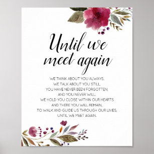 Until We Meet Again Gifts On Zazzle