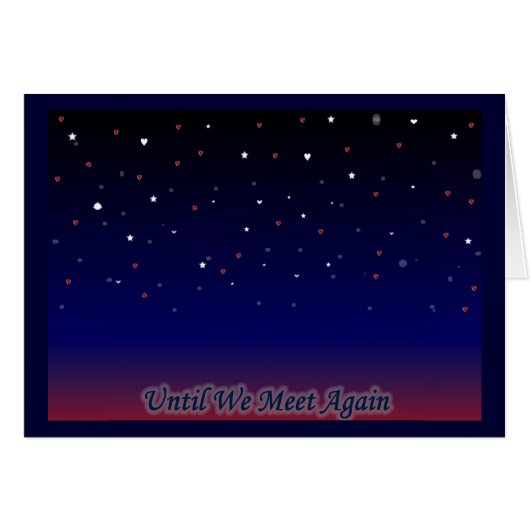 Until We Meet Again Cards (Front Horizontal)