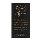 Until We Meet Again Engraved Keepsake Urn (Front)