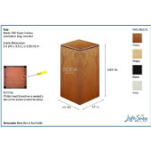 Until We Meet Again Engraved Keepsake Urn (Dimensions)