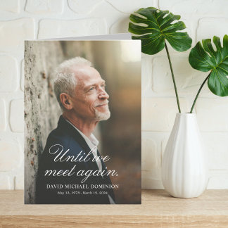 Until We Meet Again Full Photo Memorial Program