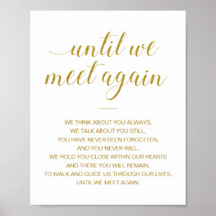 Until We Meet Again Gifts On Zazzle