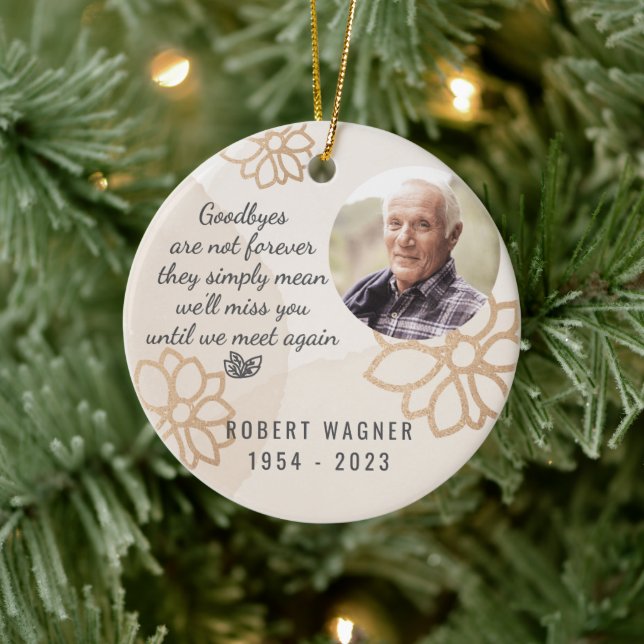 Until We Meet Again Photo Ornament (Tree)