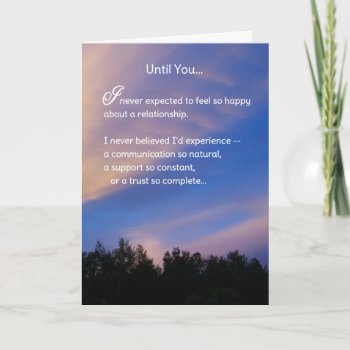 Until You...romance Card by inFinnite at Zazzle
