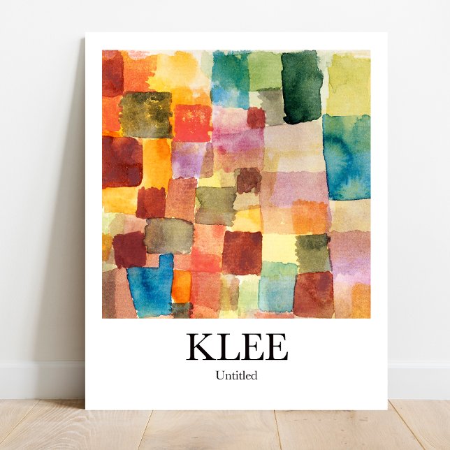Untitled (1914) by Paul Klee Poster (Unlock Klee's Mystery: "Untitled 1914" Poster. Bold & Colorful! Museum-quality)