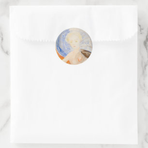 Untitled, 1934 by Hilma af Klint Classic Round Sticker
