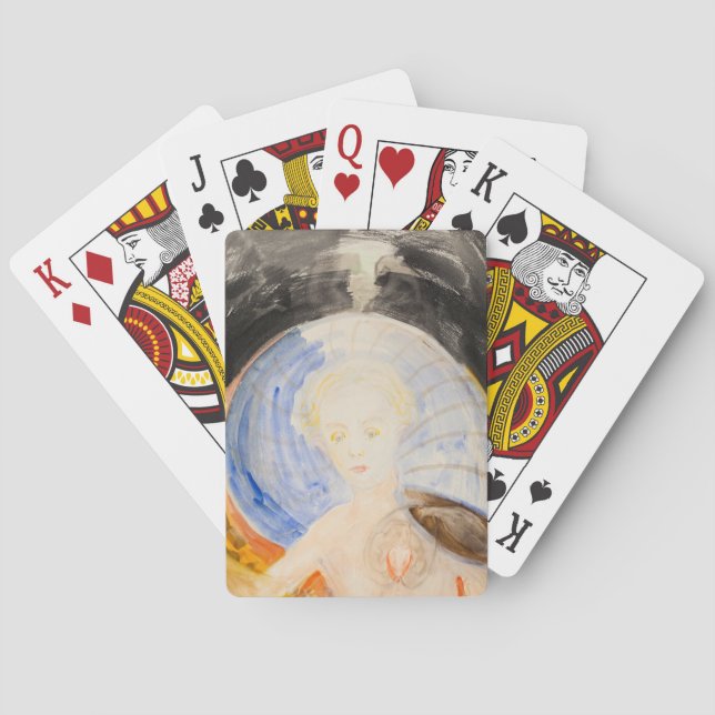 Untitled, 1934 by Hilma af Klint Poker Cards (Back)