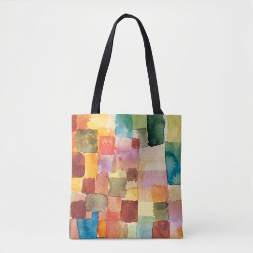 Untitled abstract watercolor squares _ Paul Klee Tote Bag