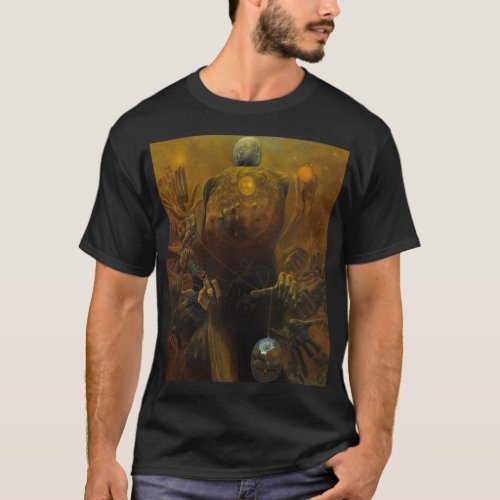 Untitled God by Zdzislaw Beksinski T_Shirt
