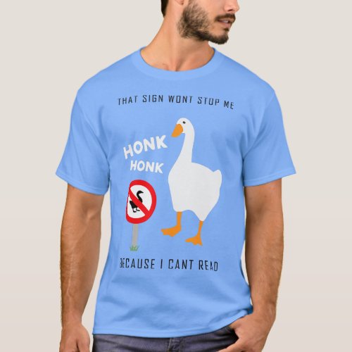 Untitled Goose Game Funny  T_Shirt