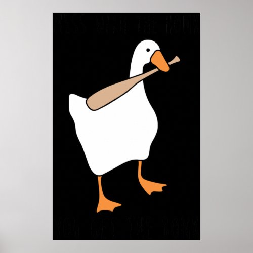 UNTITLED GOOSE GAME POSTER