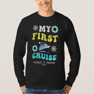 Untitled My First Cruise Men Women And Boys Rookie T-Shirt