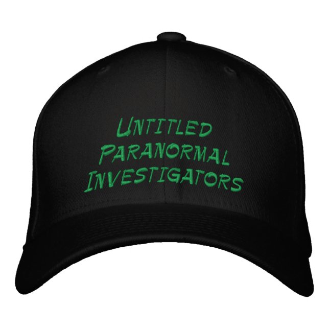 Untitled Paranormal Investigators Embroidered Baseball Hat (Front)