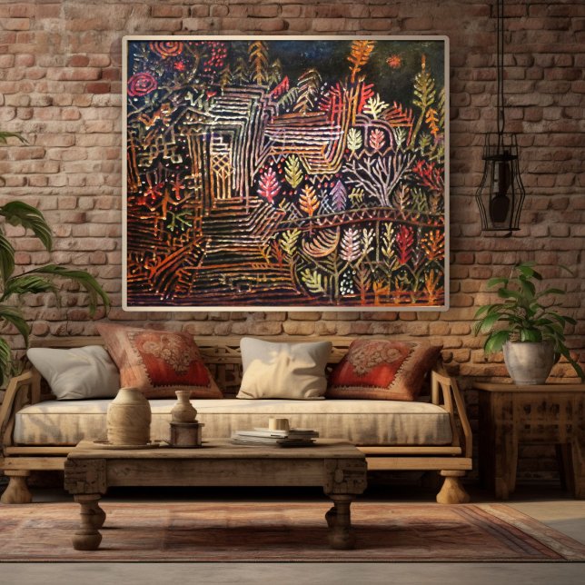 Untitled (Reconstruction), Paul Klee Abstract Art Poster (Creator Uploaded)