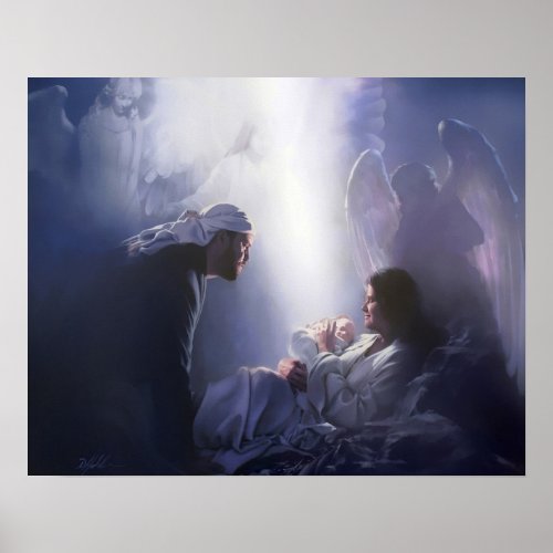 Unto Us a Child is born by Danny Hahlbohm Poster