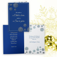 Unto Us A Child Is Born Christian Christmas Cards at Zazzle