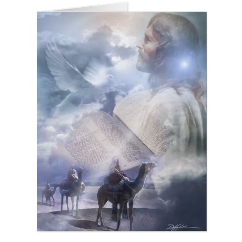 Unto Us and Child is Born Christmas Card