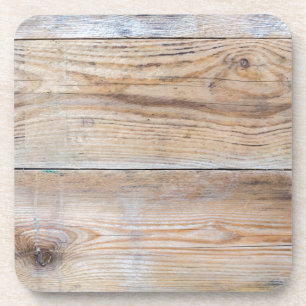 Untreated wood drink coaster
