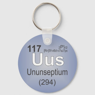 Ununseptium Individual Element - Periodic Table Keychain