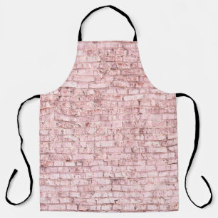 Unusual bright saturated abstract pink background  apron