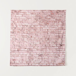 Unusual bright saturated abstract pink background tapestry