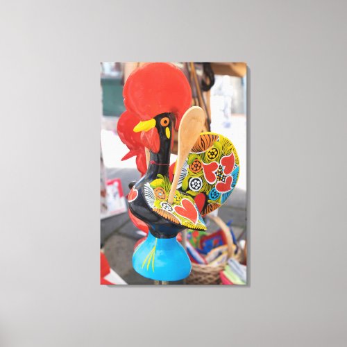 Unusual Chicken Spoon Rest Canvas Print