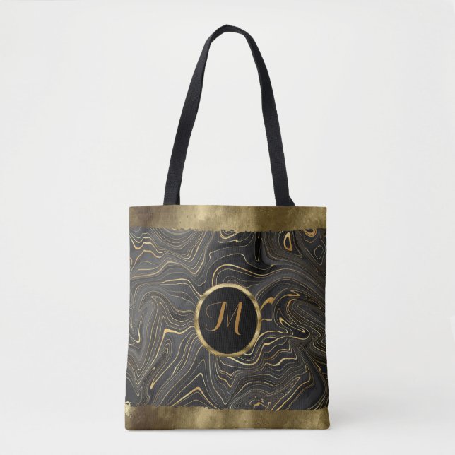 Unusual Christmas gift idea, FAux Agate b Tote Bag (Front)