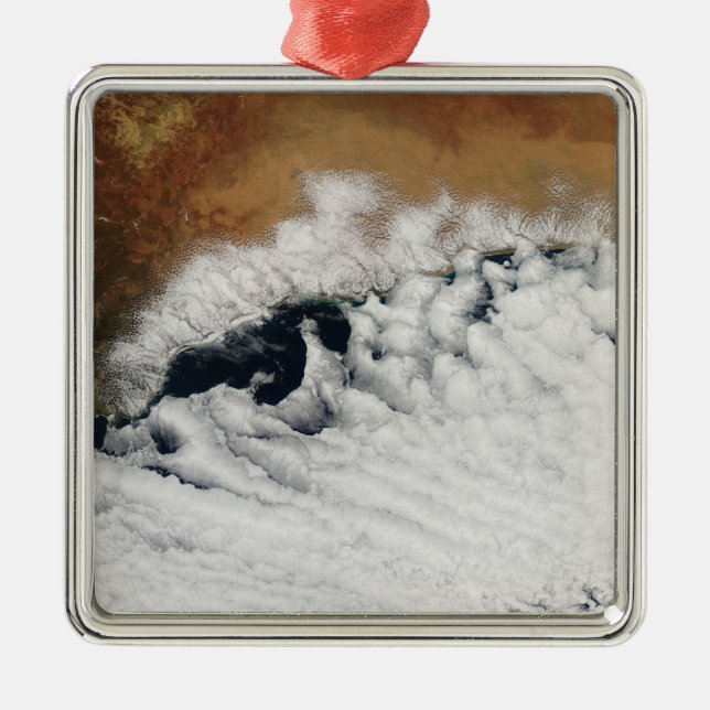 Unusual cloud formations metal ornament (Front)