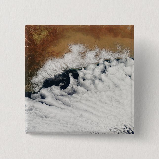 Unusual cloud formations pinback button (Front)
