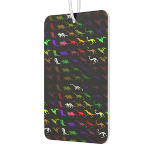 Unusual cool rainbow colorful cute dinosaur air freshener