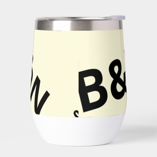 Unusual glasses thermal wine tumbler (Left)