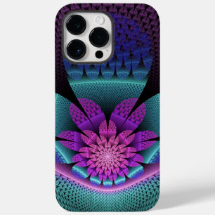 Unusual Patterned Colorful Fantasy Flower Fractal Case-Mate iPhone 14 Pro Max Case