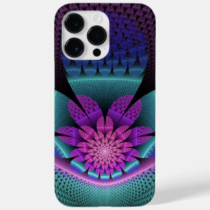 Unusual Patterned Colorful Fantasy Flower Fractal Case-Mate iPhone 14 Pro Max Case