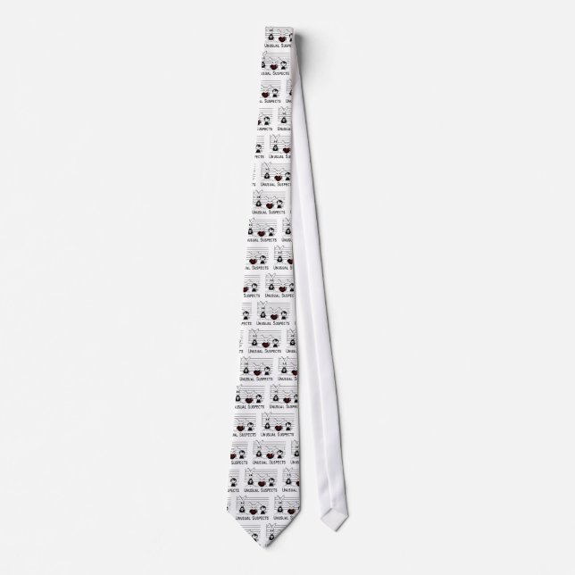 Unusual Suspects Neck Tie (Front)