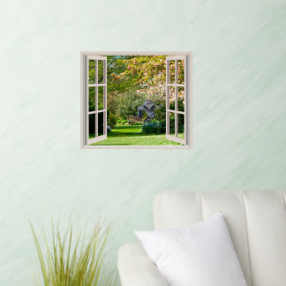 Unusual View: Bigfoot in the Garden Wall Decal
