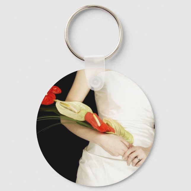 Unusual Wedding Bouquet Keychain (Front)