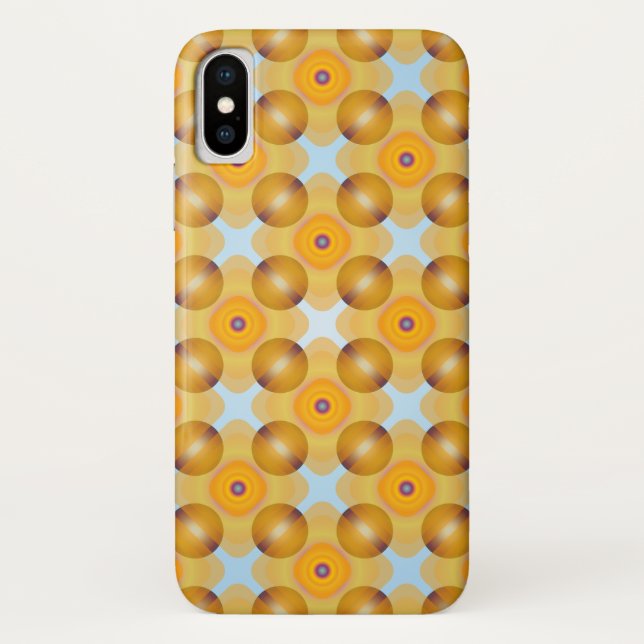Unusual  Yellow Geometric Case-Mate iPhone Case (Back)