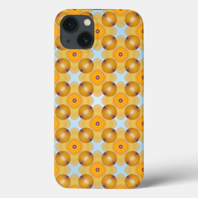Unusual  Yellow Geometric Case-Mate iPhone Case (Back)