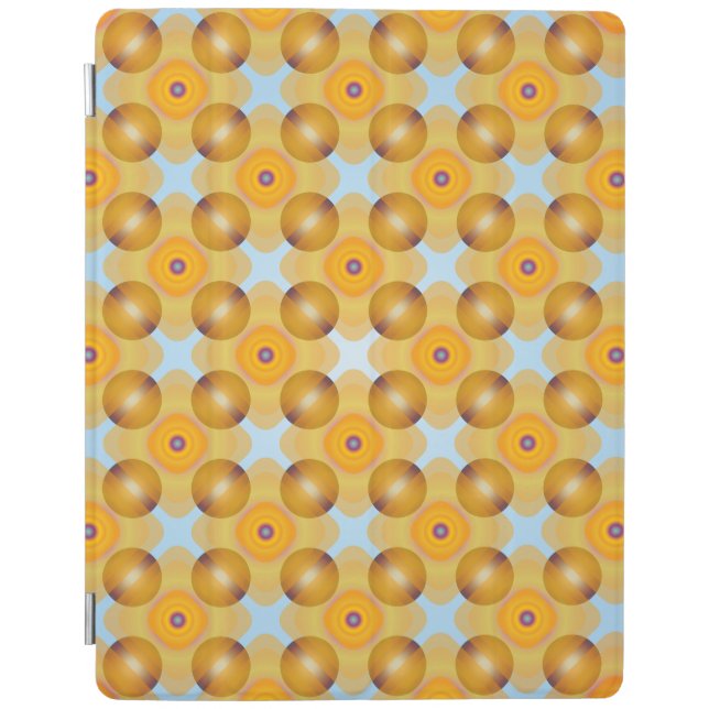 Unusual  Yellow Geometric iPad Smart Cover (Front)