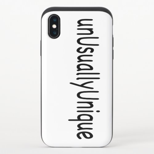 unUsuallyUnique iPhone X Slider Case