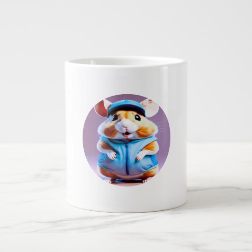 Unveiling Elegance Artful Prints on Specialty Mu Giant Coffee Mug