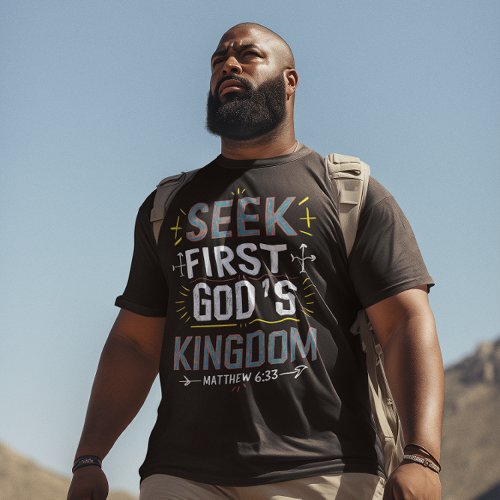 Unveiling Grace Seek First Gods Kingdom T_Shirt