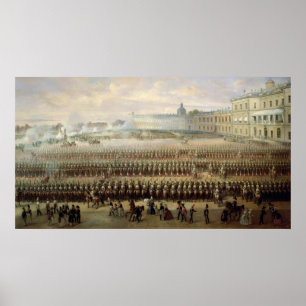 Unveiling of the Paul I memorial in Gatchina Poster