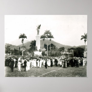 Unveiling of War Memorial Poster