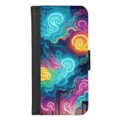 Unveiling Reality A Glimpse of Abstract Realism iPhone 87 Wallet Case