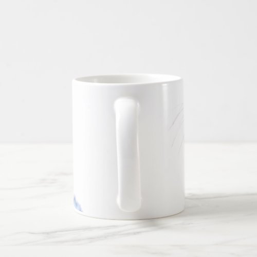 Unveiling the Enigmatic CGI White Cat Monster  Coffee Mug
