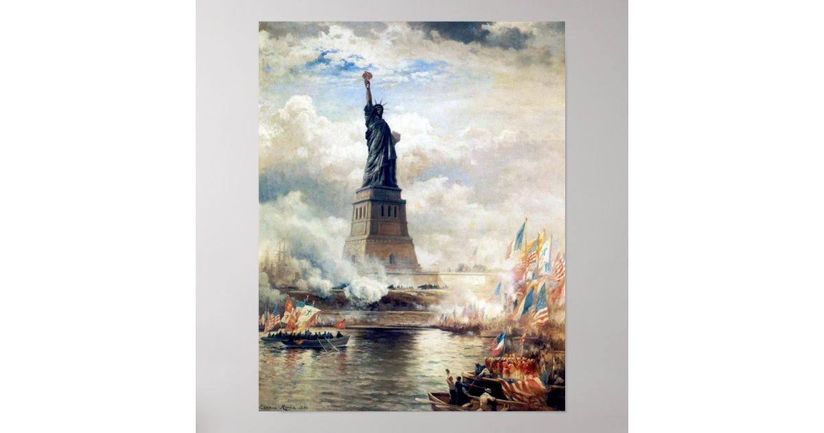 Unveiling The Statue of Liberty Poster Zazzle