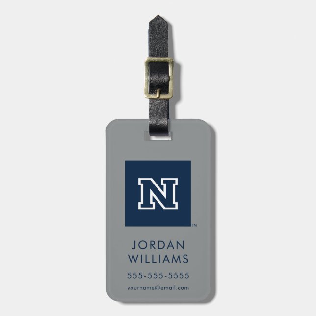 Unviersity Logo Luggage Tag (Front Vertical)