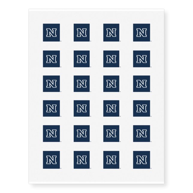 Unviersity Logo Temporary Tattoos (Front)